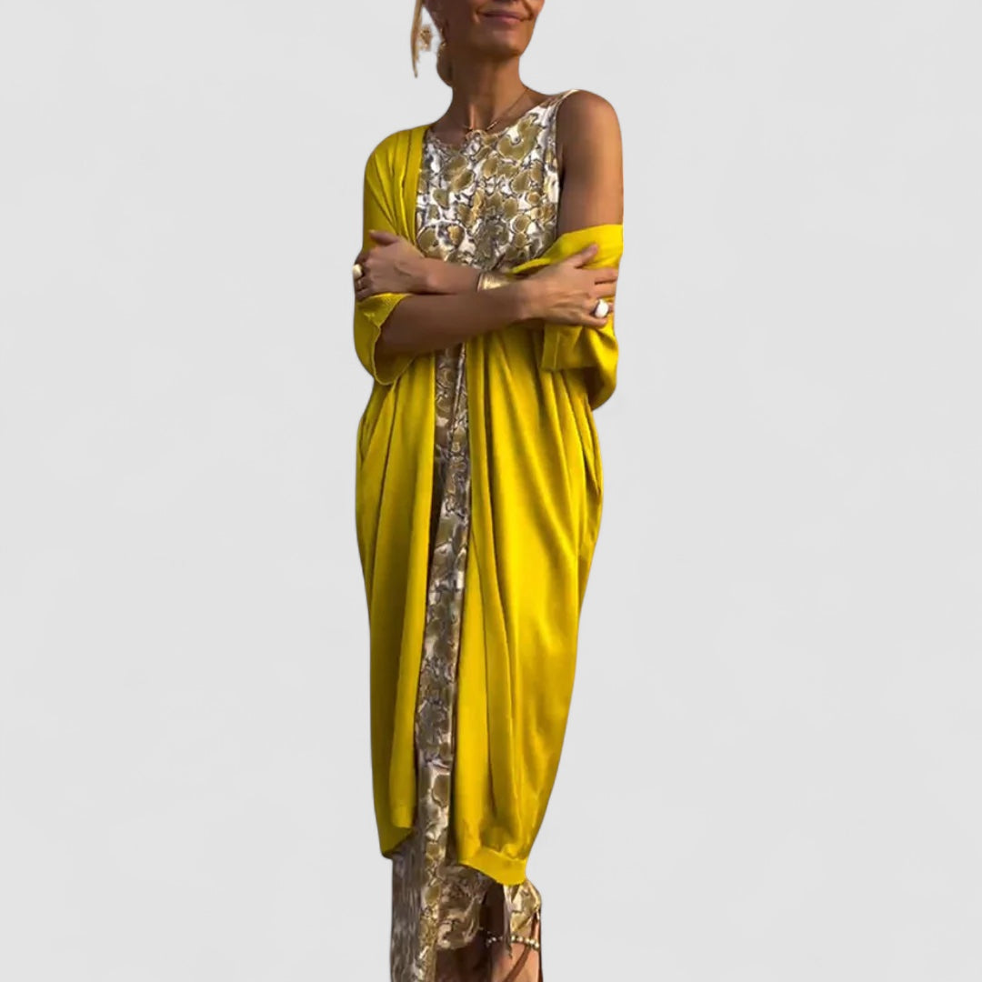 Melanie - Elegant klänning med väst