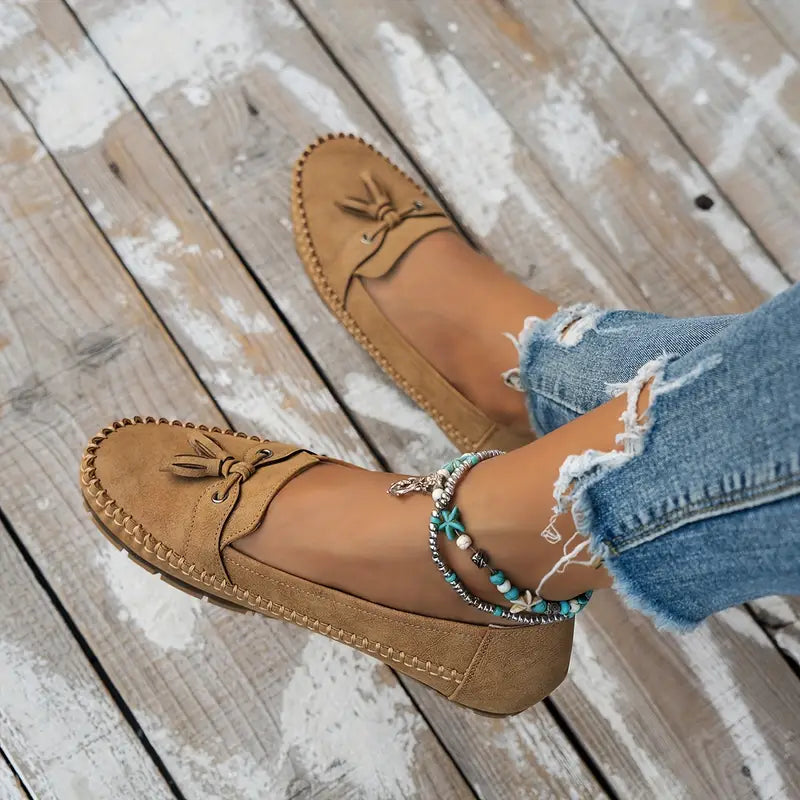 Ingrid - Ortopediska Vintage Loafers